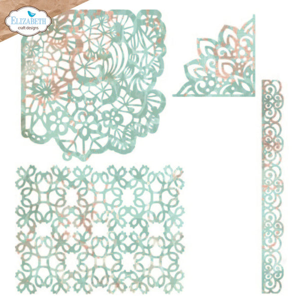 Elizabeth Craft Designs - Lace Hello You Die Metal Die Set