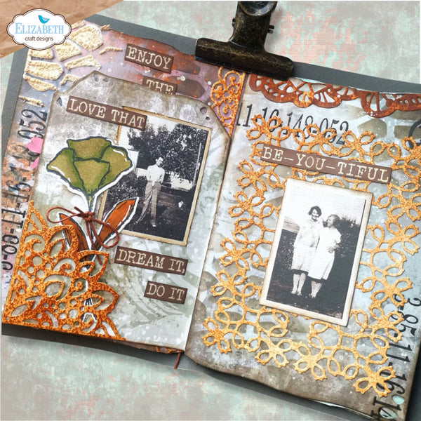 Elizabeth Craft Designs - Lace Hello You Die Metal Die Set