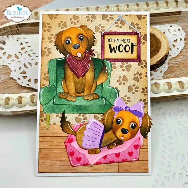 Elizabeth Craft Metal Die - Dogs