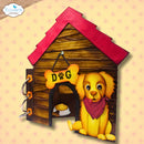 Elizabeth Craft Metal Die Dog House Build A Book