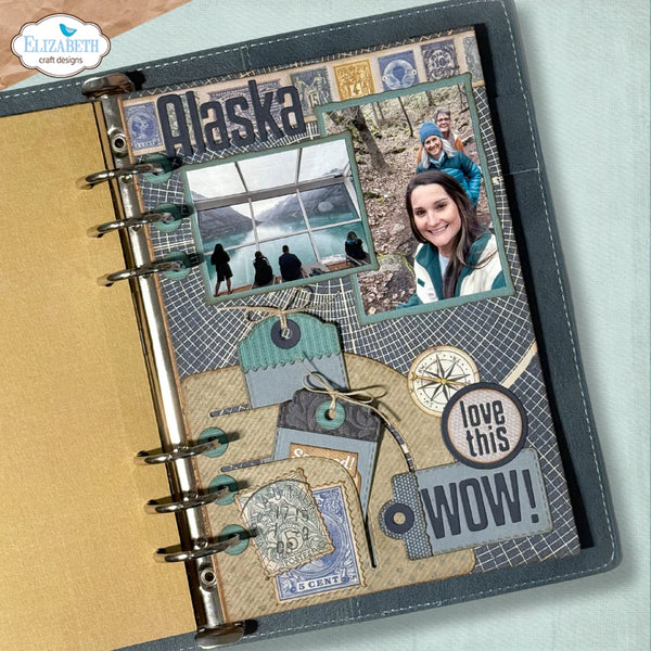 Elizabeth Craft Designs – Metal Die Set – Rounded Pocket with Tags