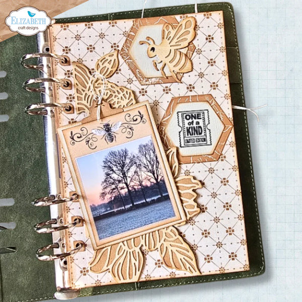 Elizabeth Craft Designs – Metal Die Set – Bee and Flower Accents