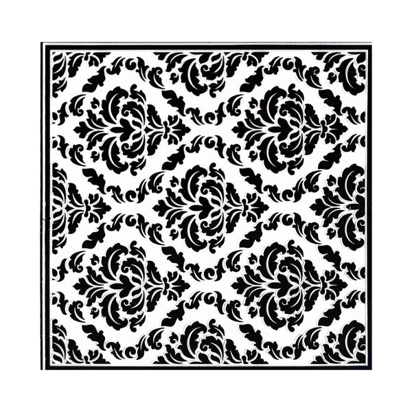 Poppy Crafts Embossing Folder #234 - 6"x6" - Vintage Damask