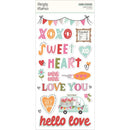 Simple Stories Heartstrings Foam Stickers 46/Pkg