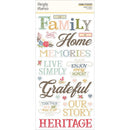 Simple Stories Front Porch Foam Stickers 49/Pkg
