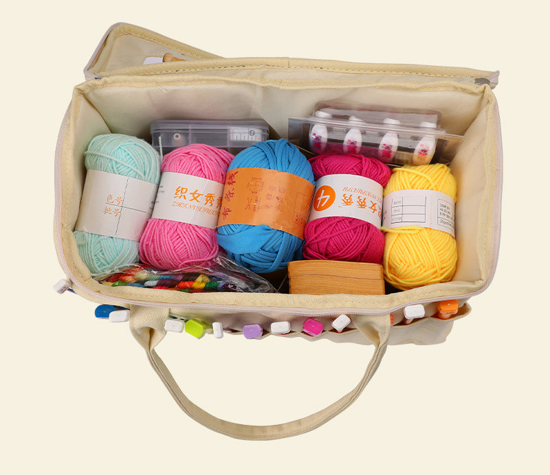 Universal Crafts Yarn & Accessories Storage Bag - Cream