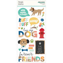 Simple Stories Fur Baby Dog Foam Stickers 37/Pkg