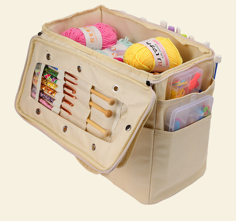 Universal Crafts Yarn & Accessories Storage Bag - Cream