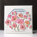 Penny Black 3D Blossoms Layering Stencil 6"x 6"