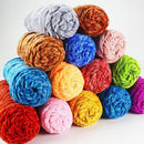 Poppy Crafts Velour Yarn 100g 3 Pack - Blue