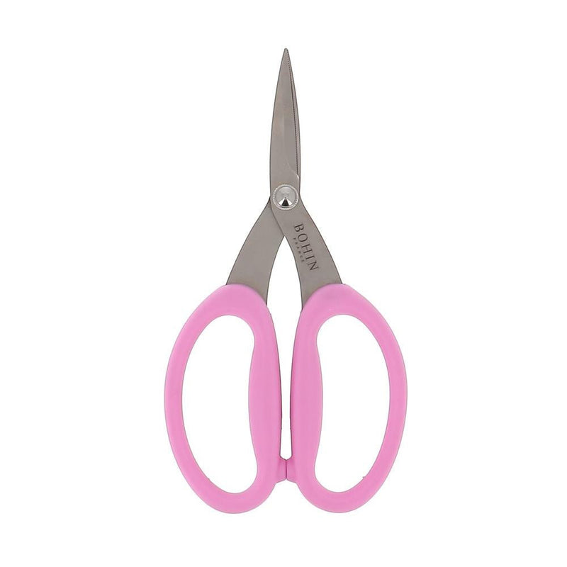 Bohin Serrated Quilting Scissors 6.75" Pink