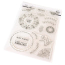 Pinkfresh Studio Clear Stamp Set 6"X8" Floral Kaleidoscope