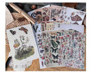 Poppy Crafts Vintage Scrap Paper - All Things Living 30pcs