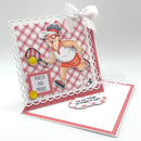 Art Impressions Clear Stamps & Dies Set - Pickleball Patty