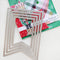 Poppy Crafts Cutting Dies #925 - Nesting Dies - Stitched Squared Arrow