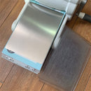 Close-up of a cleaning device on a wooden floor
