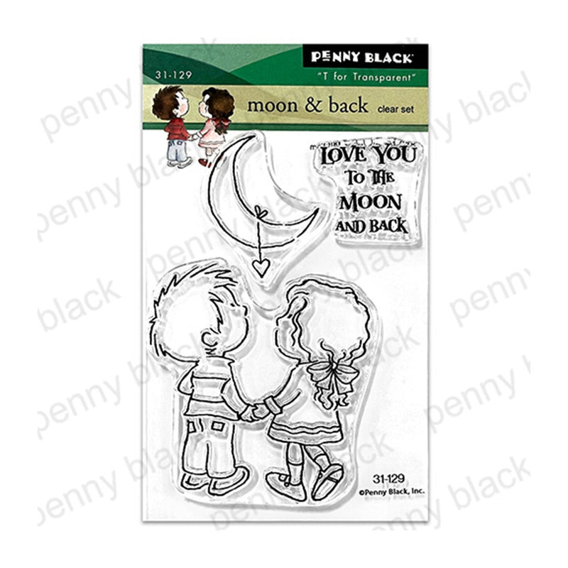 Penny Black Clear Stamps - Moon & Back