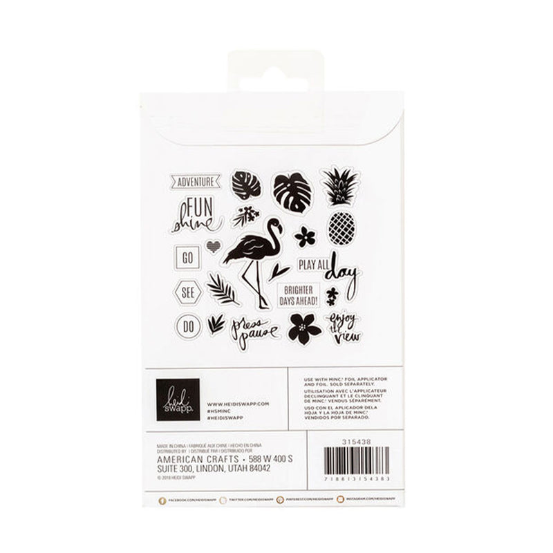 Heidi Swapp Minc Clear Stamp Set - Pineapple Crush*