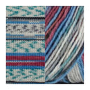 Fiddlesticks Harlequin 4ply Sock Yarn 50g - Blue