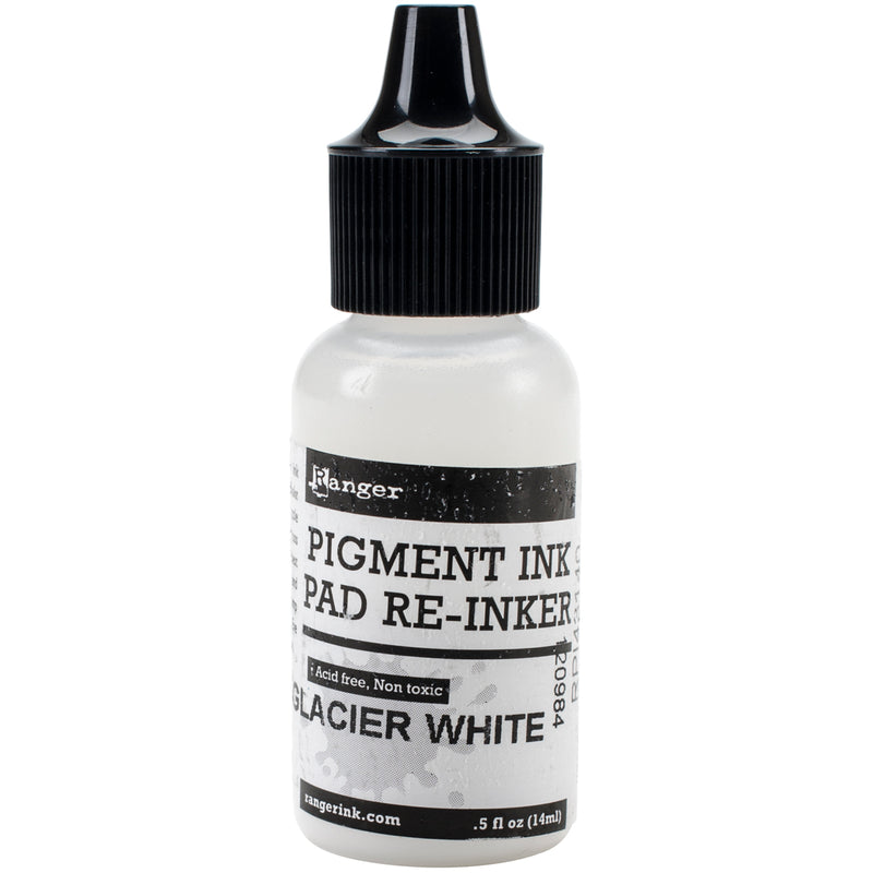 Ranger Pigment Pad Reinker .5oz - Glacier White