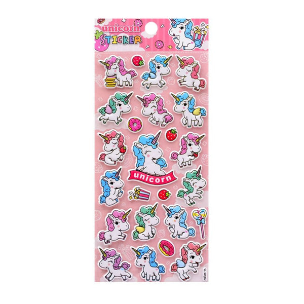 Poppy Crafts Puffy Sticker - Pink Ponies*