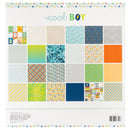 Pebbles Double-Sided Paper Pad 12"x 12" 24/Pkg - Cool Boy*