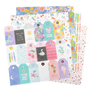 Pebbles Double-Sided Paper Pad 12"x 12" 24/Pkg - Cool Girl*