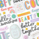 Pebbles Cool Girl Thickers Stickers 107/Pkg - Phrase