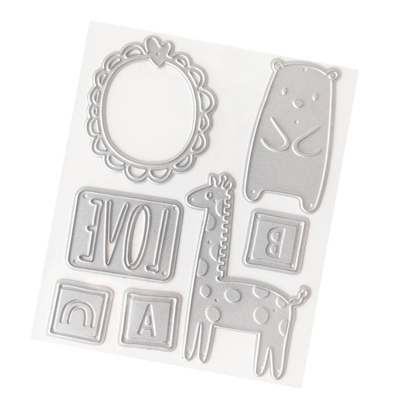 American Crafts Hello Little Boy Metal Die Set*