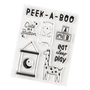 American Crafts Hello Little Boy Mini Stamp Set