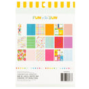 Pebbles Double-Sided Paper Pad w/Holographic Foil  6"x 8" 48/Pkg - Fun In The Sun*