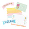 Pink Paislee Joyful Notes Ephemera Die-Cuts 61/Pkg - Vellum And Gold Foil - Journaling