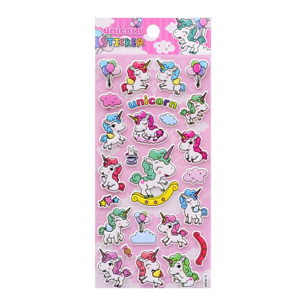 Poppy Crafts Puffy Sticker - Dreamtime Unicorns*