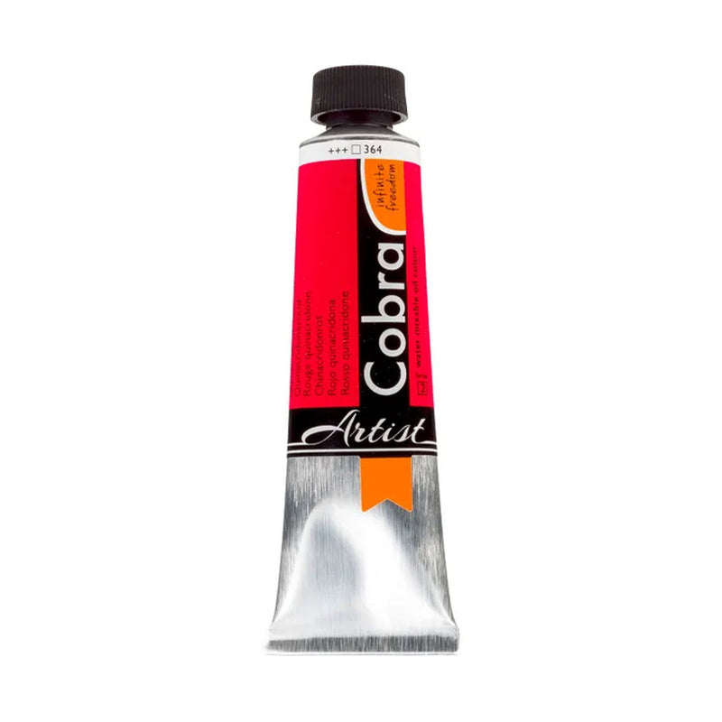 Cobra Artist Water Mixable Oil Colour  - 364 - Quinacridone Red 40ml