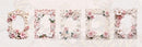 Poppy Crafts 3D Paper Floral Window Frames 10 Pack - Dream Flower