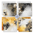 3 Quarter Designs 6"x 6" Double-Sided Papers 12 Pack - Golden Ebony