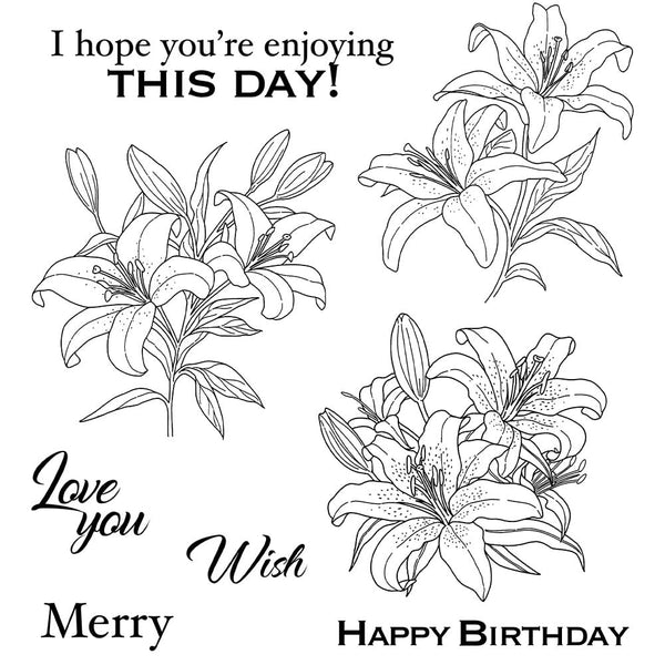 Black and white line art of flowers with motivational text on a white background