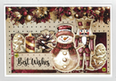 3 Quarter Designs 6"x 4" Card Making Pack - Sugarplum Wreaths