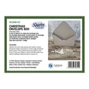 3Quarter Designs Christmas Envelope Box packaging with product details and assembly instructions.