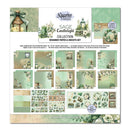 Designer paper and diecuts set for scrapbooking with 'Sage Candlelight' collection by 3Quarter Designs.