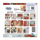 8x8 pack of paper designs with 'Red Queen' theme by 3Quarter Designs on a white background.