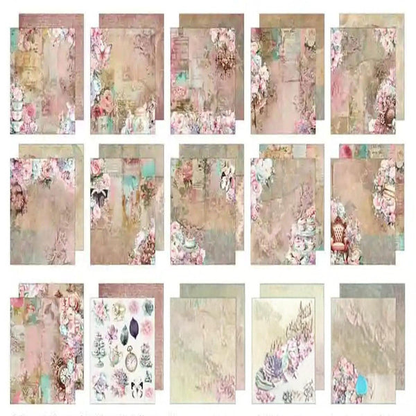 3 Quarter Designs Scrapbook Paper Pack 6" x 6" - Share Positivi-Tea