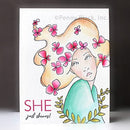 Penny Black Slapstick Cling Rubber Stamp - Enchanting