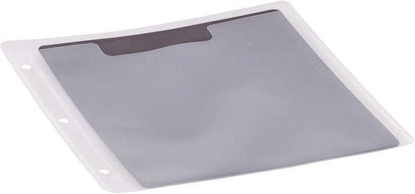 Ceiling light fixture with a white frame and gray diffuser on a white background