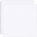 White paper sheets on a white background
