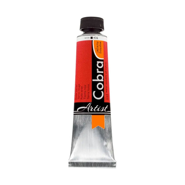 Cobra Artist Water Mixable Oil Colour  - 436 - Red Earth 40ml