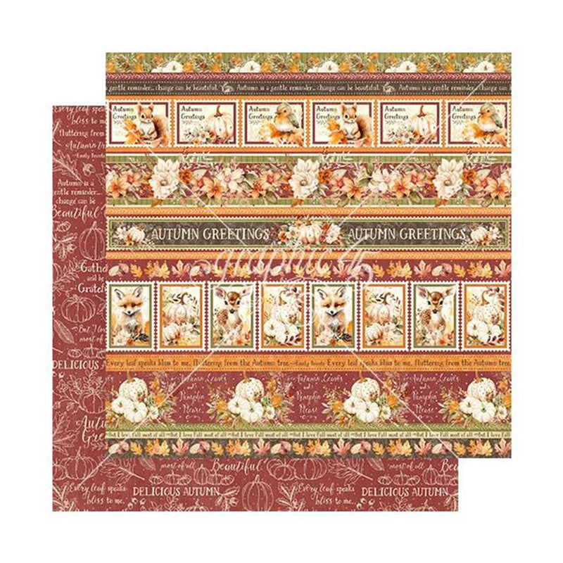 Graphic 45 Collection Pack 8"x 8" - Autumn Greetings