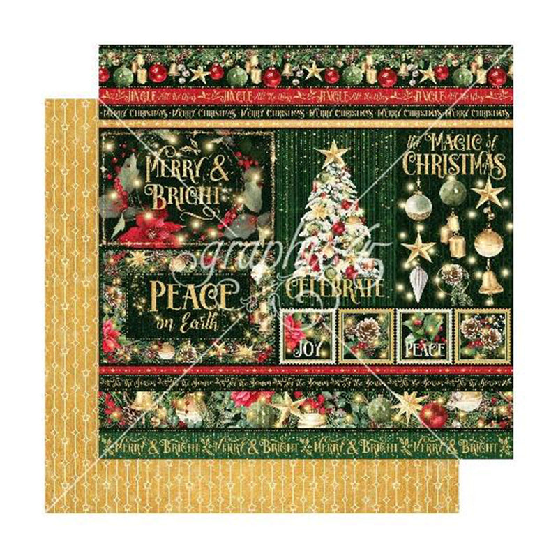 Graphic 45 Collection Pack 12"x 12" - Merry & Bright