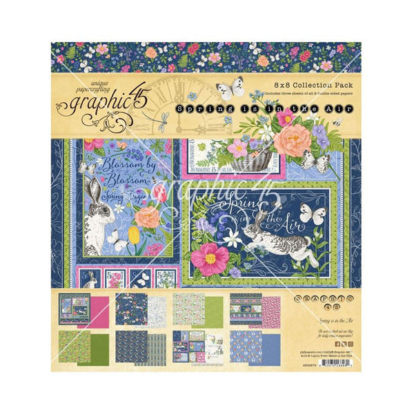 Graphic 45 Collection Pack 8"x 8" - Spring Is In The Air