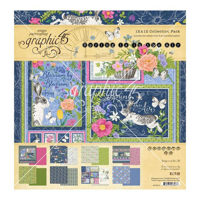 Graphic 45 Collection Pack 12"x 12" - Spring Is In The Air